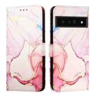 For Google Pixel 6 Pro PT003 Marble Pattern Flip Leather Phone Case(Rose Gold) - 2