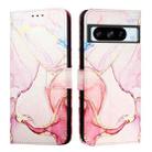 For Google Pixel 8 Pro PT003 Marble Pattern Flip Leather Phone Case(Rose Gold) - 2