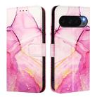 For Google Pixel 10 Pro XL PT003 Marble Pattern Flip Leather Phone Case(Pink Purple Gold) - 3