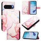 For Google Pixel 10 / 10 Pro PT003 Marble Pattern Flip Leather Phone Case(Rose Gold) - 1
