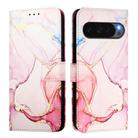For Google Pixel 10 / 10 Pro PT003 Marble Pattern Flip Leather Phone Case(Rose Gold) - 3