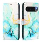 For Google Pixel 10 / 10 Pro PT003 Marble Pattern Flip Leather Phone Case(Green) - 3