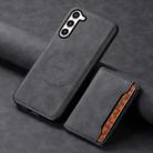 For Samsung Galaxy S23+ 5G Denior D13 Retro Texture Leather MagSafe Card Bag Phone Case(Black) - 2