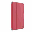 For iPad Pro 13 2024 Mutural PC Hybrid TPU Leather Smart Tablet Case(Red) - 1