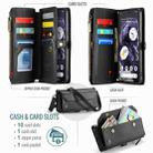 For Google Pixel 8 CaseMe C36 Card Slots Zipper Wallet RFID Anti-theft Leather Phone Case(Black) - 3