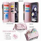 For Google Pixel 8 CaseMe C36 Card Slots Zipper Wallet RFID Anti-theft Leather Phone Case(Pink) - 3