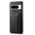 For Google Pixel 8 Pro Denior D13 Retro Texture Leather MagSafe Card Bag Phone Case(Black) - 1