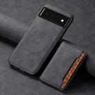 For Google Pixel 6 Denior D13 Retro Texture Leather MagSafe Card Bag Phone Case(Black) - 2