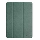 For iPad Air 11 2024 / Air 2022 10.9 Mutural YASHI Series Tablet Leather Smart Case(Green) - 1