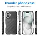 For iPhone 16 Thunderbolt Shockproof Soft TPU Phone Case(Black) - 2