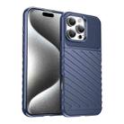 For iPhone 16 Pro Max Thunderbolt Shockproof Soft TPU Phone Case(Blue) - 1