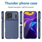 For iPhone 17 Pro Max Thunderbolt Shockproof Soft TPU Phone Case(Blue) - 2
