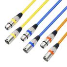 10pcs / Set XLR 3pin Male to Female Audio Cable, Length: 1m - 2