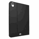 For iPad Air 13 2024 Stretch Voltage Plain Leather Smart Tablet Case(Black) - 3