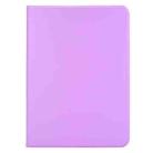 For iPad Air 13 2024 Stretch Voltage Plain Leather Smart Tablet Case(Purple) - 2