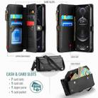 For iPhone 12 Pro Max CaseMe C36 Card Slots Zipper Wallet RFID Anti-theft Leather Phone Case(Black) - 3