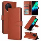 For Infinix Note 12 2023 Multifunctional Horizontal Flip Leather Phone Case with Three Card Slot(Brown) - 1