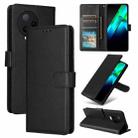 For Infinix Note 12 2023 Multifunctional Horizontal Flip Leather Phone Case with Three Card Slot(Black) - 1