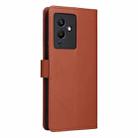 For Infinix Note 12 Pro 5G Multifunctional Horizontal Flip Leather Phone Case with Three Card Slot(Brown) - 3