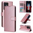 For Infinix Note 12 Pro 5G Multifunctional Horizontal Flip Leather Phone Case with Three Card Slot(Rose Gold) - 1