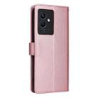 For Infinix Note 12 Pro 5G Multifunctional Horizontal Flip Leather Phone Case with Three Card Slot(Rose Gold) - 3