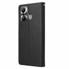 For Infinix Hot 20 Play Multifunctional Horizontal Flip Leather Phone Case with Three Card Slot(Black) - 3
