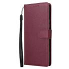 For Infinix Hot 20 Play Multifunctional Horizontal Flip Leather Phone Case with Three Card Slot(Wine Red) - 2