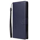 For Infinix Hot 50 5G Multifunctional Horizontal Flip Leather Phone Case with Three Card Slot(Navy Blue) - 2