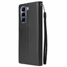 For Infinix Hot 50 5G Multifunctional Horizontal Flip Leather Phone Case with Three Card Slot(Black) - 3
