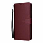 For vivo Y28 4G Multifunctional Horizontal Flip Leather Phone Case with Three Card Slot(Wine Red) - 2