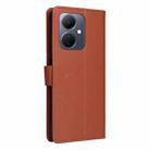 For vivo Y36 4G Global / Y78 Multifunctional Horizontal Flip Leather Phone Case with Three Card Slot(Brown) - 3