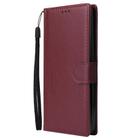 For vivo Y300 5G Global / V40 Lite 3-Card Slots Multifunctional Leather Phone Case(Wine Red) - 2
