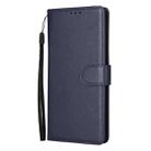 For OPPO Reno11 5G Global Multifunctional Horizontal Flip Leather Phone Case with Three Card Slot(Navy Blue) - 2