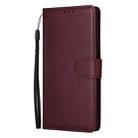 For OPPO Reno11 5G Global Multifunctional Horizontal Flip Leather Phone Case with Three Card Slot(Wine Red) - 2