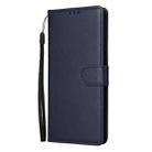 For OPPO Reno12 5G Global Multifunctional Horizontal Flip Leather Phone Case with Three Card Slot(Navy Blue) - 2