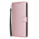 For OPPO Reno12 5G Global Multifunctional Horizontal Flip Leather Phone Case with Three Card Slot(Rose Gold) - 2