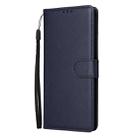 For OPPO Reno12 Pro 5G Global 3-Card Slots Multifunctional Leather Phone Case(Navy Blue) - 2