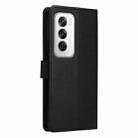 For OPPO Reno12 Pro 5G Global 3-Card Slots Multifunctional Leather Phone Case(Black) - 3
