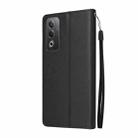 For OPPO A3 Pro 5G Global 3-Card Slots Multifunctional Leather Phone Case(Black) - 3