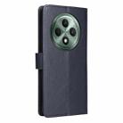 For OPPO Reno12 F 4G / 5G 3-Card Slots Multifunctional Leather Phone Case(Navy Blue) - 3