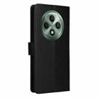 For OPPO Reno12 F 4G / 5G 3-Card Slots Multifunctional Leather Phone Case(Black) - 3