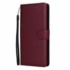 For OPPO Reno12 F 4G / 5G 3-Card Slots Multifunctional Leather Phone Case(Wine Red) - 2