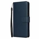 For OPPO Reno13 Pro 5G Global 3-Card Slots Multifunctional Leather Phone Case(Navy Blue) - 2