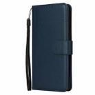 For OPPO Reno13 F 4G / 5G 3-Card Slots Multifunctional Leather Phone Case(Navy Blue) - 2