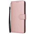 For OPPO Reno13 F 4G / 5G 3-Card Slots Multifunctional Leather Phone Case(Rose Gold) - 2