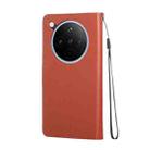 For OPPO Find X8 3-Card Slots Multifunctional Leather Phone Case(Brown) - 3