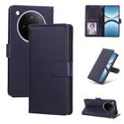 For OPPO Find X8 3-Card Slots Multifunctional Leather Phone Case(Navy Blue) - 1