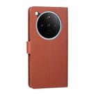 For OPPO Find X8 Pro 3-Card Slots Multifunctional Leather Phone Case(Brown) - 3