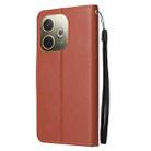 For OPPO A5 Pro 4G / 5G Global 3-Card Slots Multifunctional Leather Phone Case(Brown) - 3