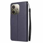 For OPPO A5 Pro 4G / 5G Global 3-Card Slots Multifunctional Leather Phone Case(Navy Blue) - 3
